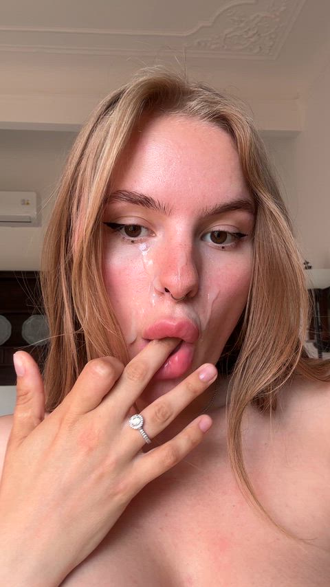 Do I look better with cum on my face?