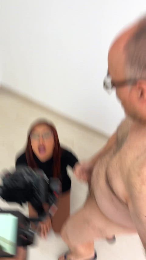 Behind the scenes premium bukkake cum Venus