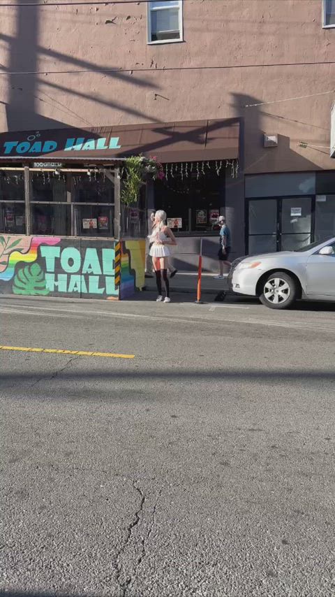 Be careful before crossing the street