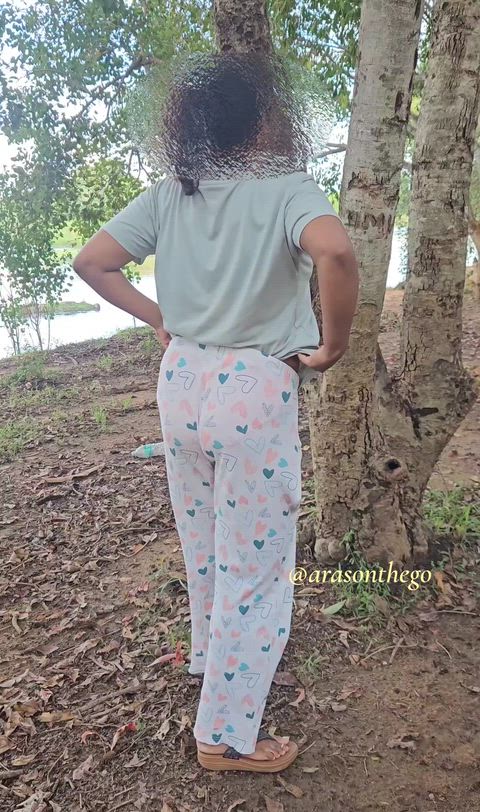 Dared to flash my ass