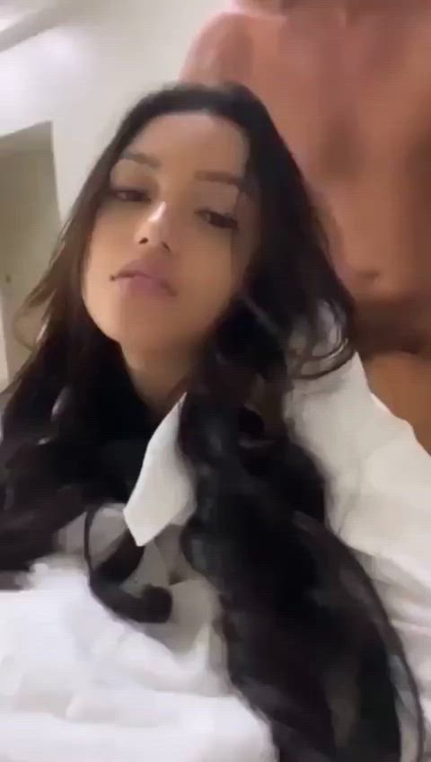 Amateur Bent Over Brazilian Brunette Caption Cute Dirty Talk Doggystyle Homemade Standing Doggy Porn GIF by populardick