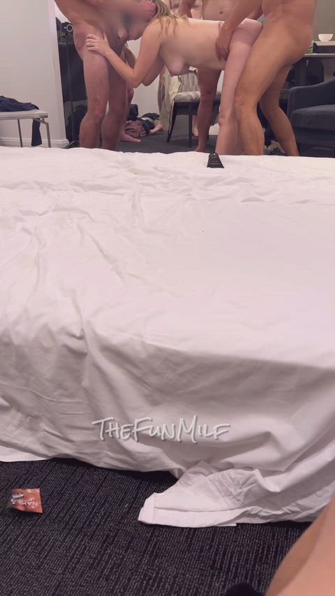 Gangbang Hotwife cumslut Porn GIF by thefunmilf