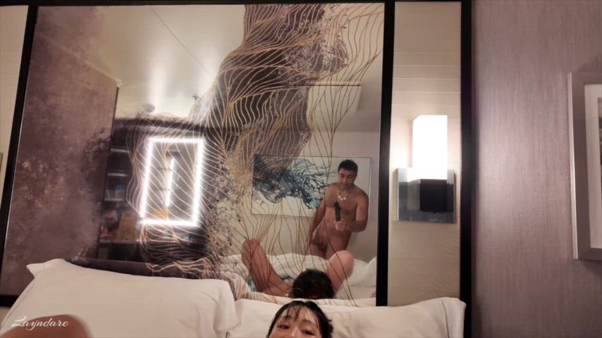 Asian Asianhotwife Couple Missionary Real Couple Riding r/AsianPorn r/AsiansGoneWild Porn GIF by layndare