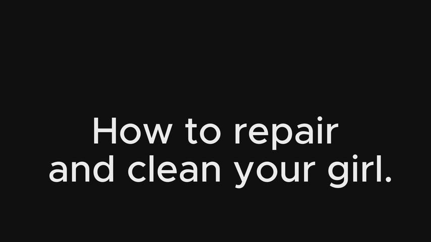 My girl's spa day: Bathing, repairing, and powdering. 🛁🛠️