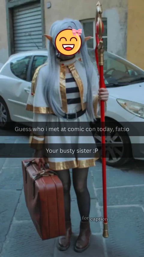 Your Hot Cosplayer Sister met your BULLY at a convention