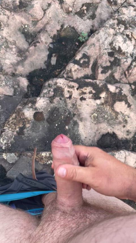 Cumming on my horny hike