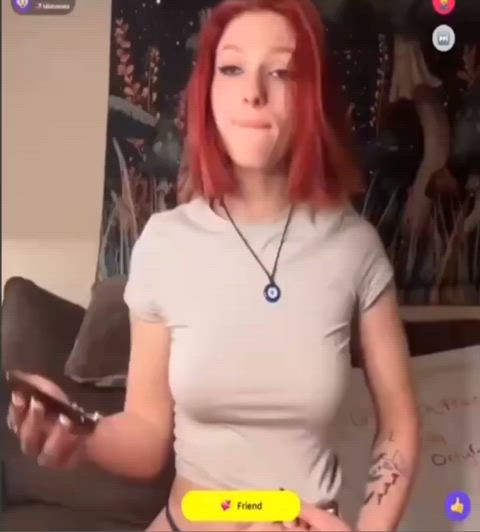 19 Years Old Amateur Big Tits Flashing Homemade Natural Tits Teen Thong Titty Drop White Girl Porn GIF by populardick