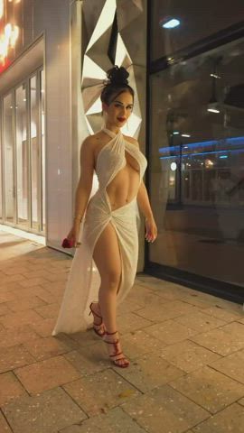 Abs Dress Underboob Porn GIF by internet_is