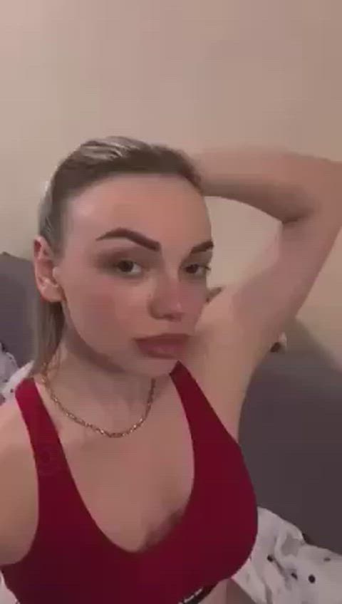 Amateur BBC slut Babe Blonde Cute Homemade Lingerie Petite Teen Porn GIF by jeffpitch