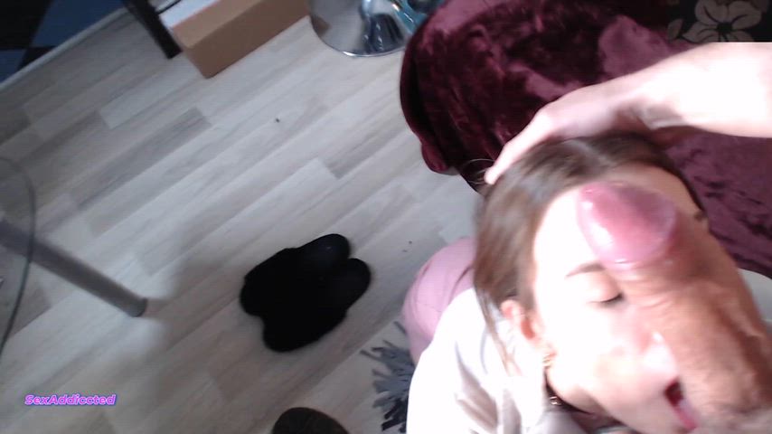 School Girl Giving Good Head