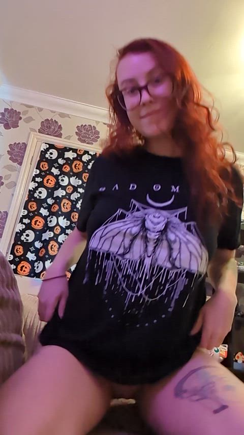Noone needs underwear underneath band tshirts