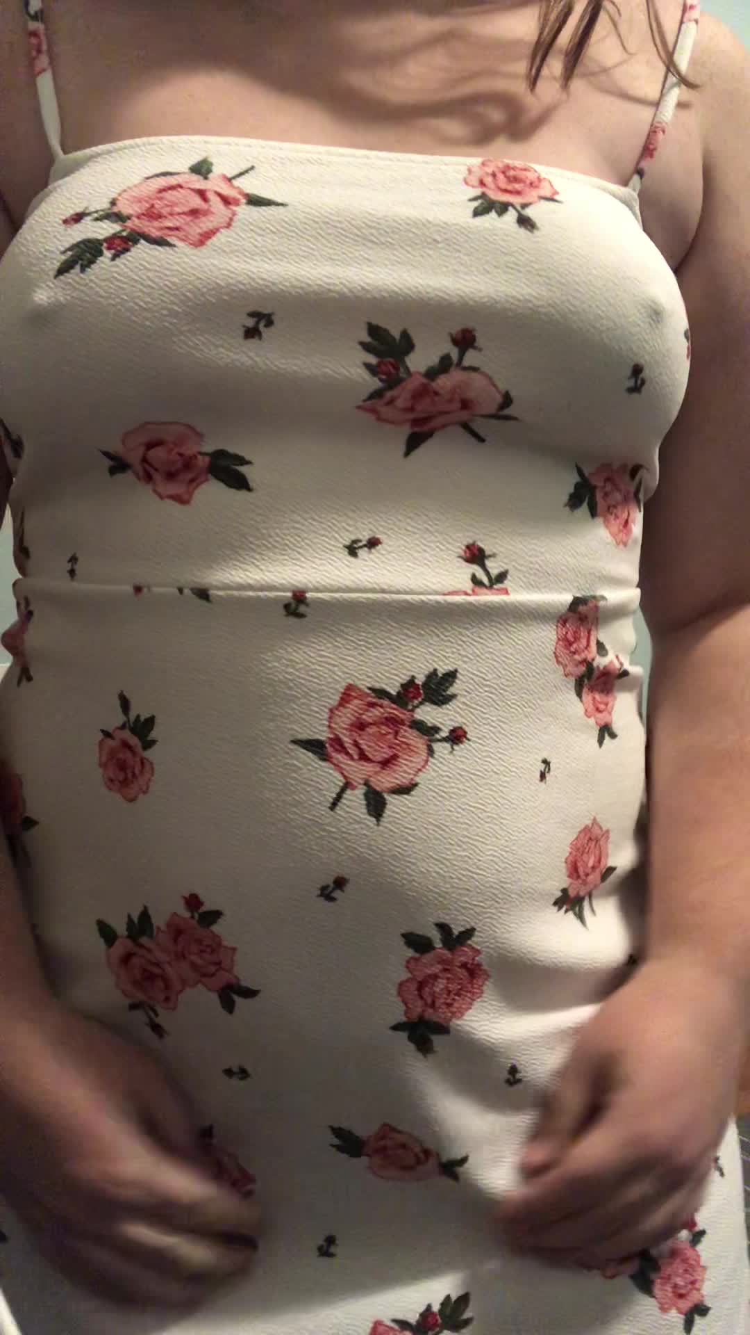 Pretty in pink titty flash