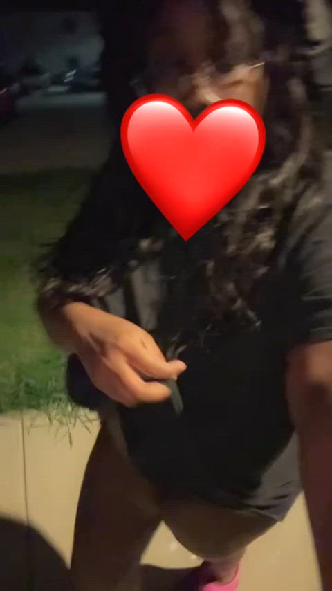 Hoping I don’t get caught outside with my huge tits