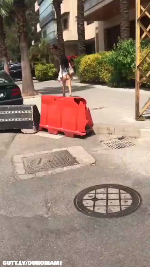 Amateur Exhibitionist Hairy Pussy Mature Public Pussy Trashy Trashy Boners r/CaughtPublic r/NSFWFunny Porn GIF by duromami