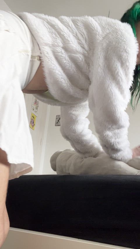 me just grabbing my bag from my bed before coming to our date