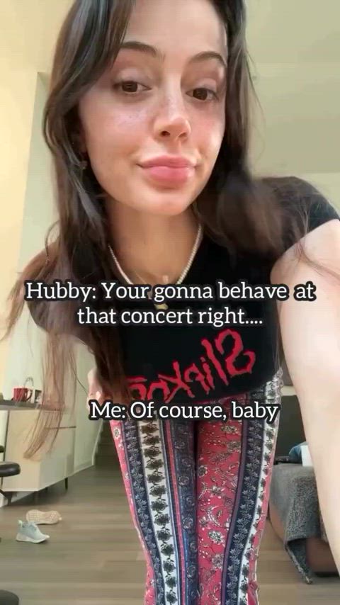 This is what she always tells when preparing to meet us ;)