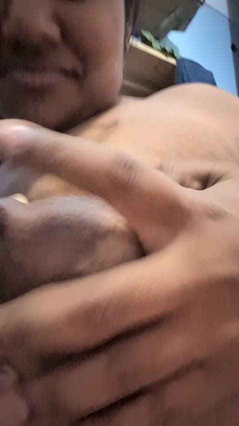 My friend sucking all my milk and drinking it because she loves it