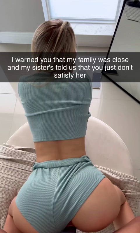 Backshots Big Ass Brother Caption Cheating Family Fetish Sister Taboo r/LipsThatGrip Porn GIF by populardick