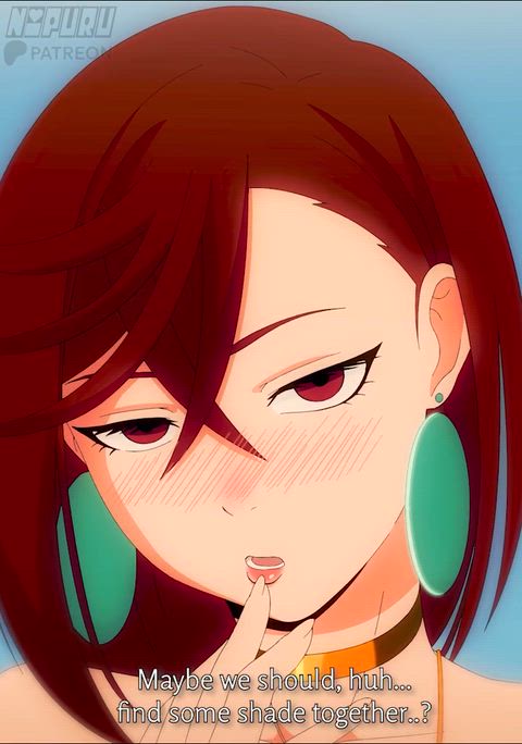 Beach Brunette Hentai Porn GIF by goobermoosh