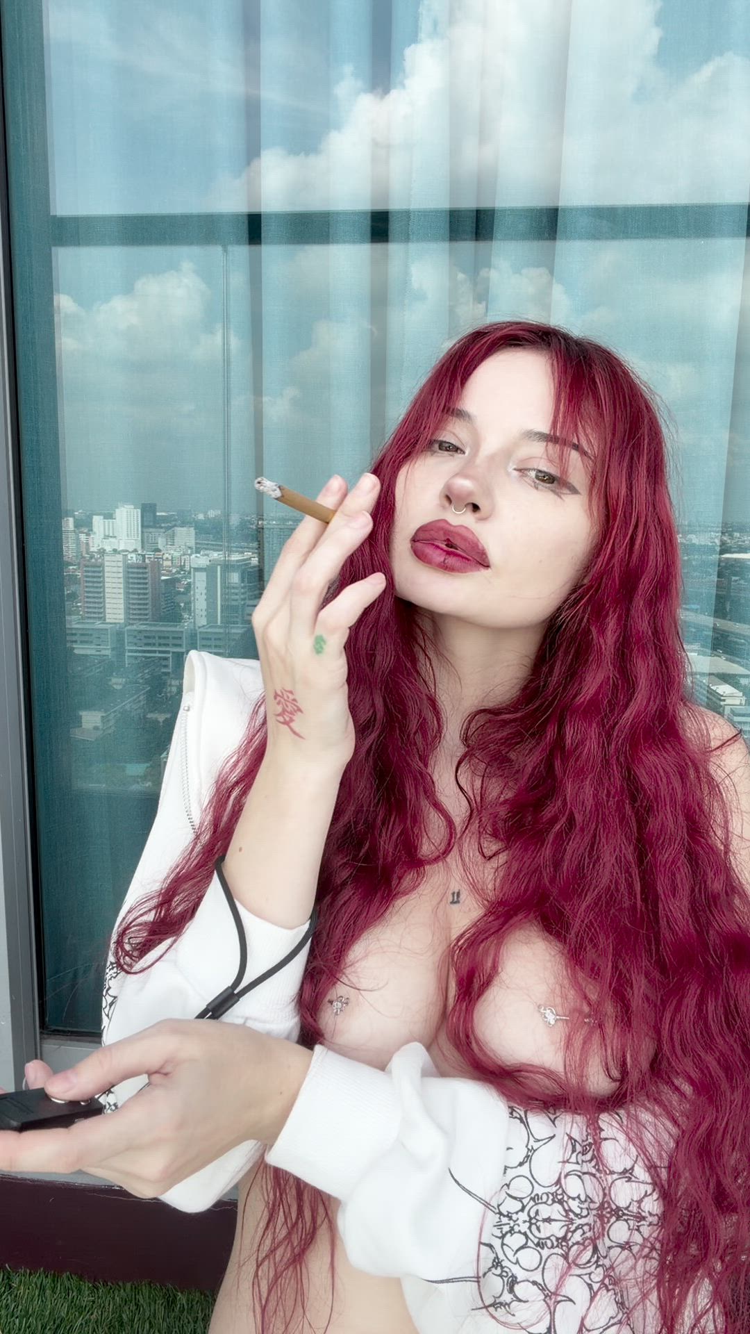 are you attracted to goth girls with bad habits and big tits?
