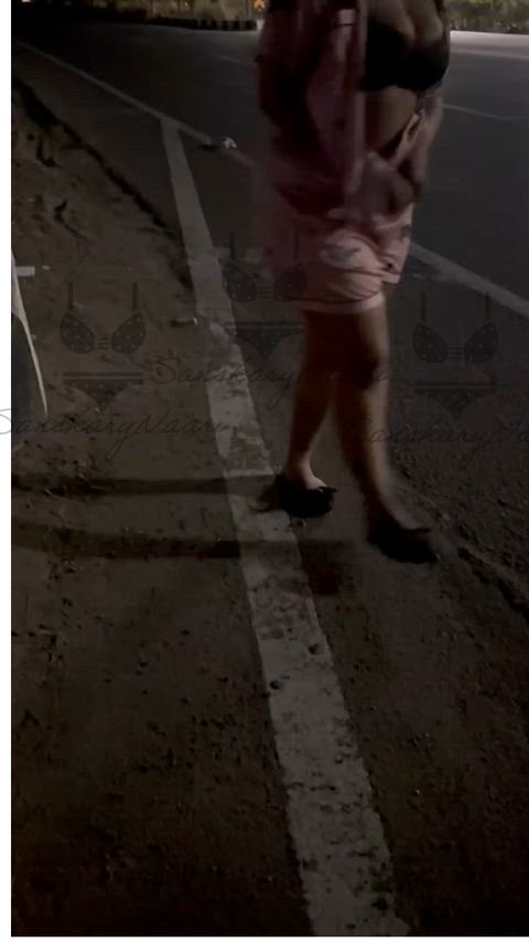 Trying to become a hotwife on a little busy road