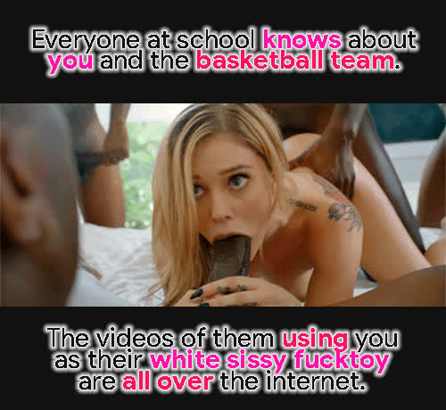 White sissies love being bitches for BBC.