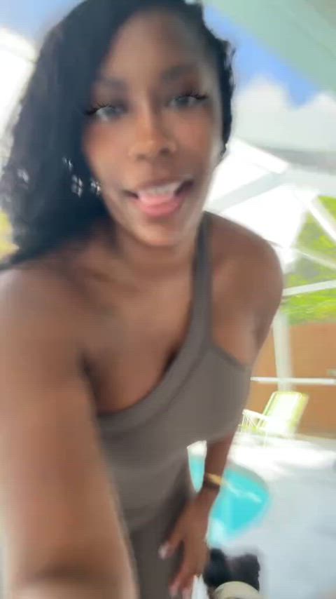 Shaking it to tease you.