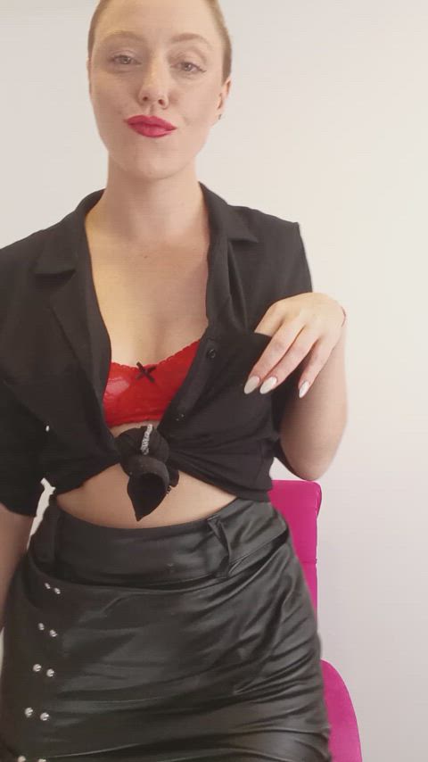 I'll make you cum in my panties, so you can then lick your own semen off them.