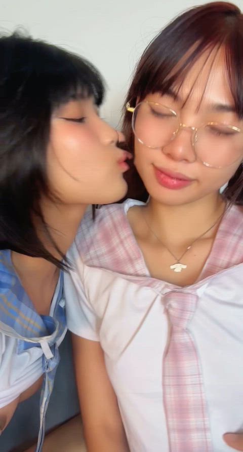 Her lips taste like courage