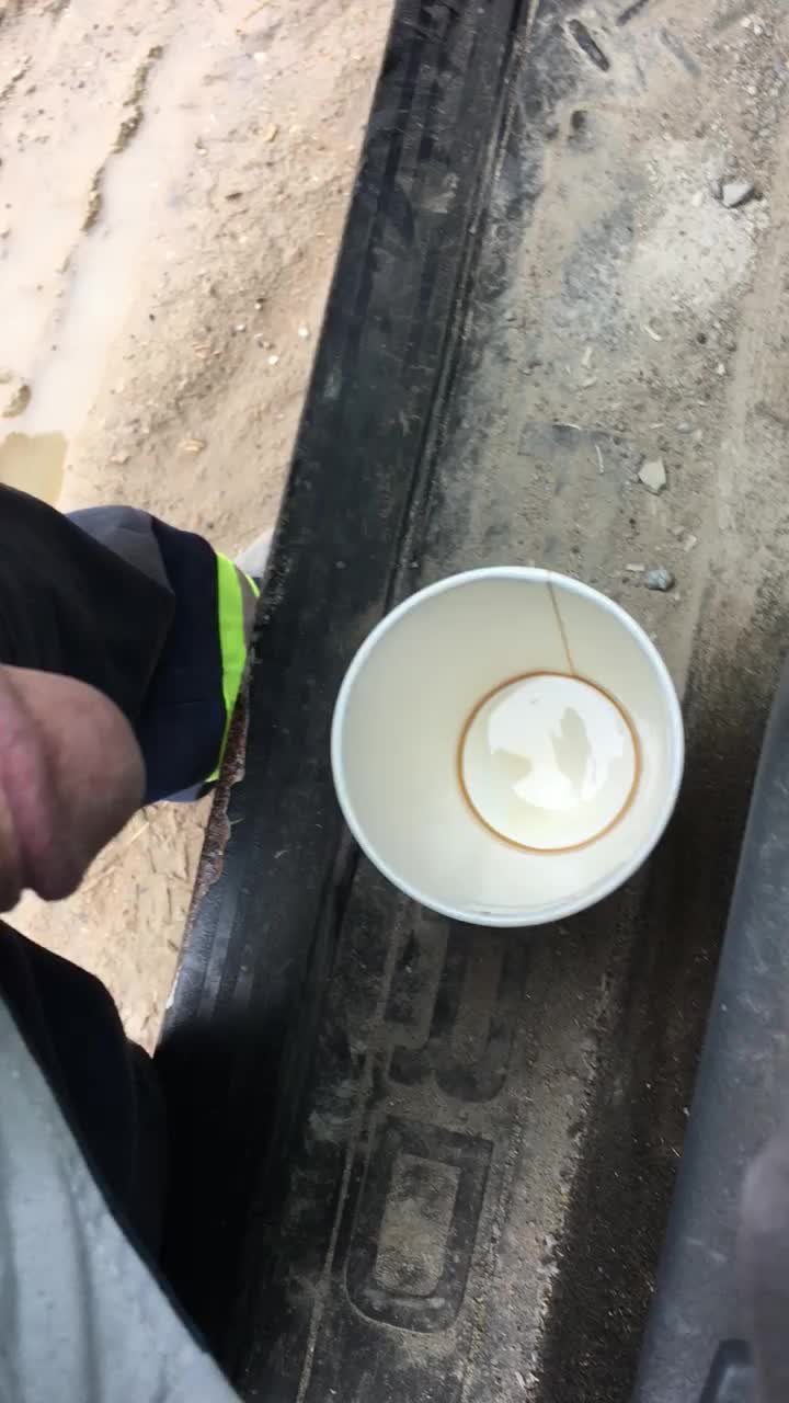 Filling my coffee cup back up