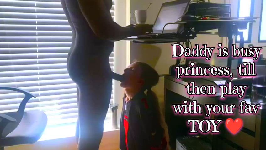 That's why daddy prefers work from home.