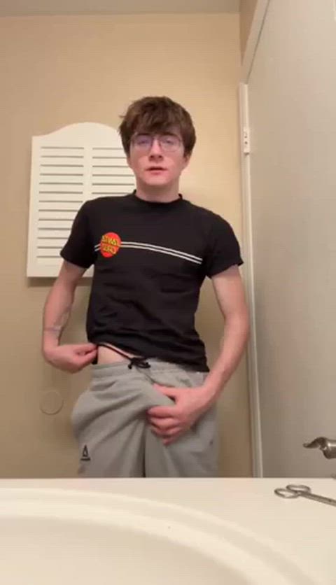 Slapping around his cock