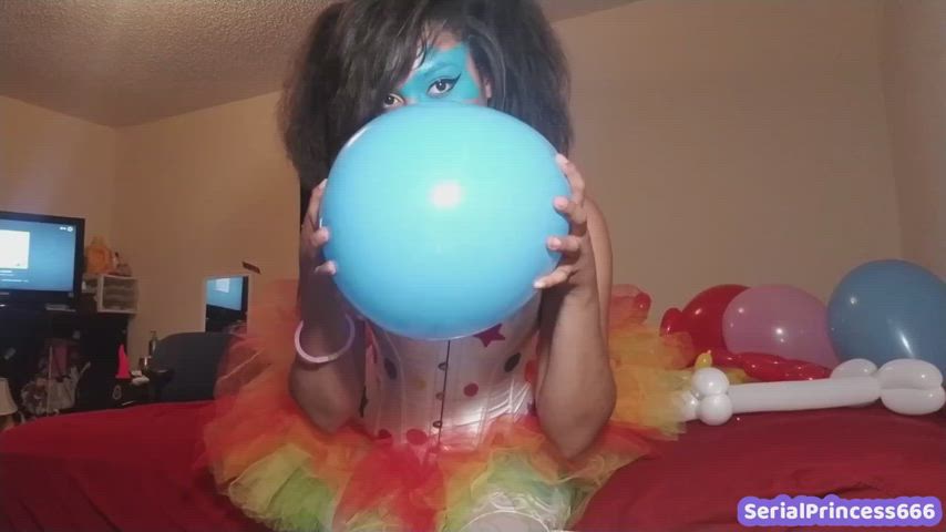 Cute Clown Ride n Pop Princess Sophia Quinn