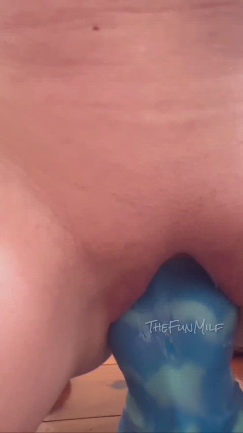 Bad Dragon Huge Dildo MILF Porn GIF by thefunmilf