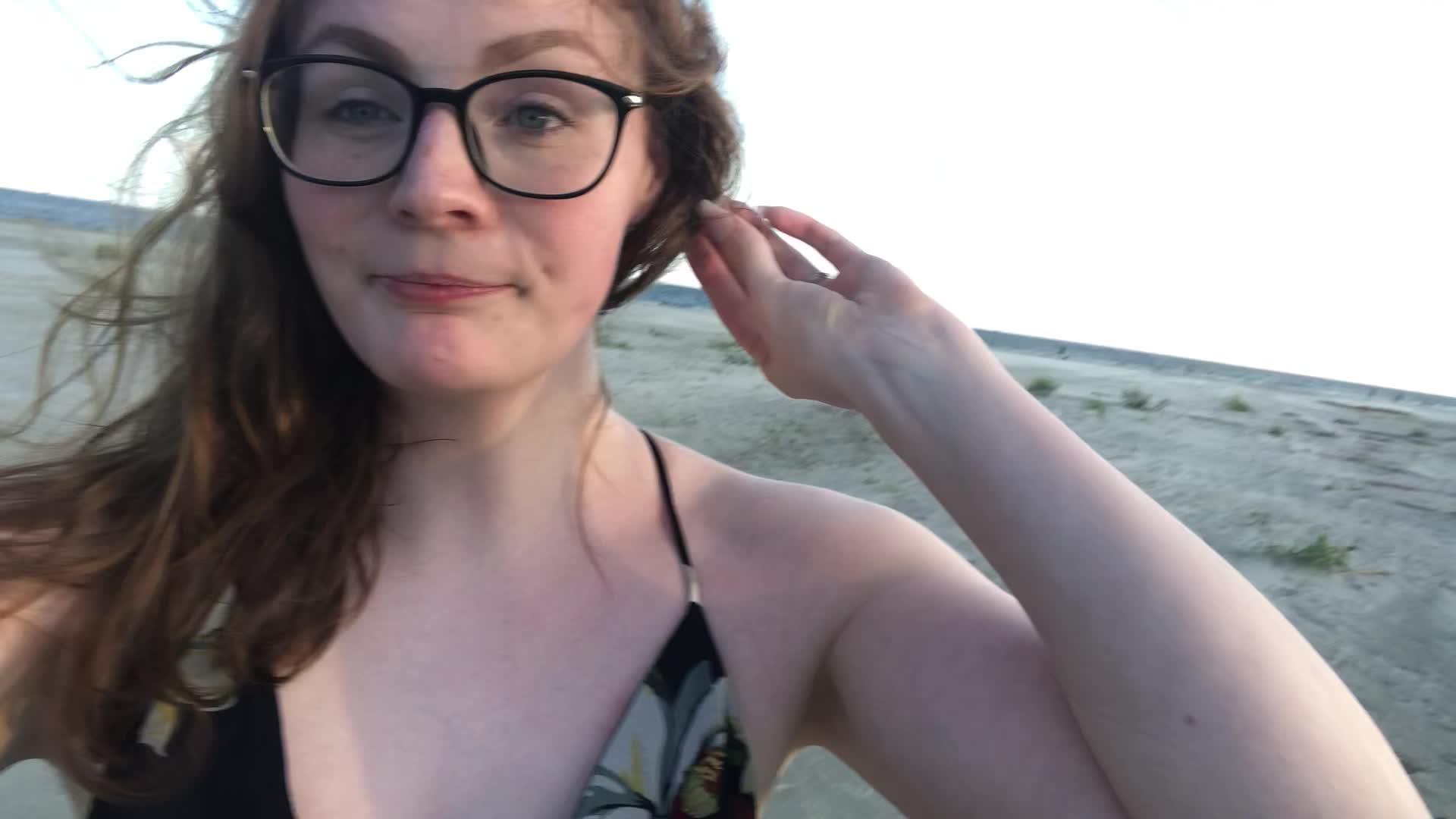 Let's take a walk and I'll flash you my boobs