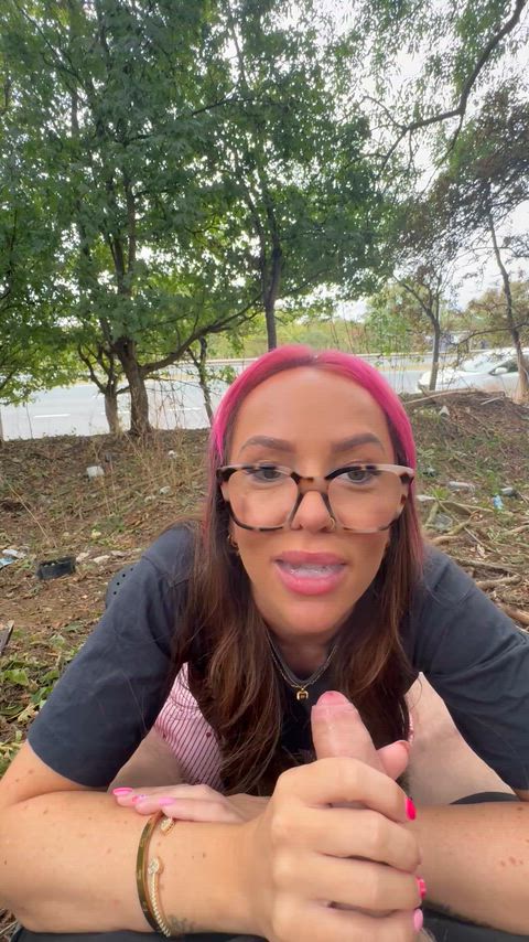 I play with cum even in public