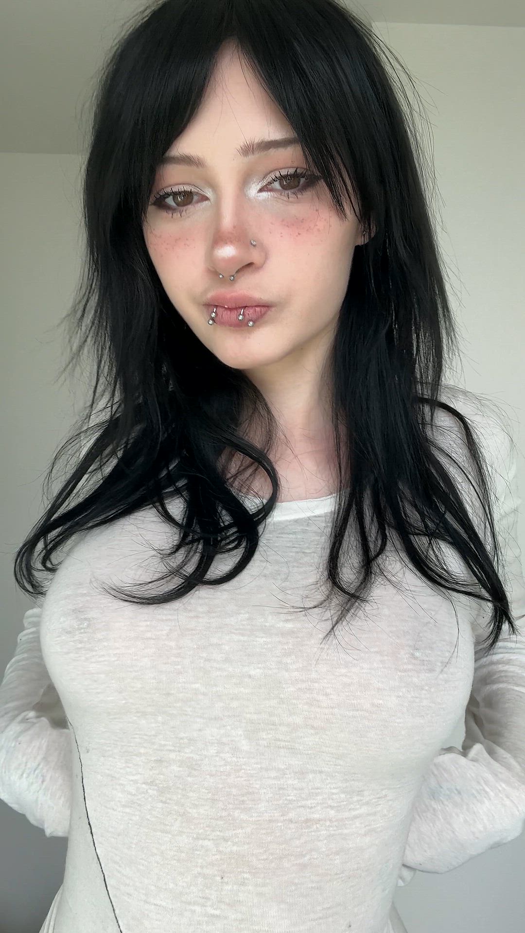Amateur, Babe, Goth, Nipple Piercing, Petite, Sexy