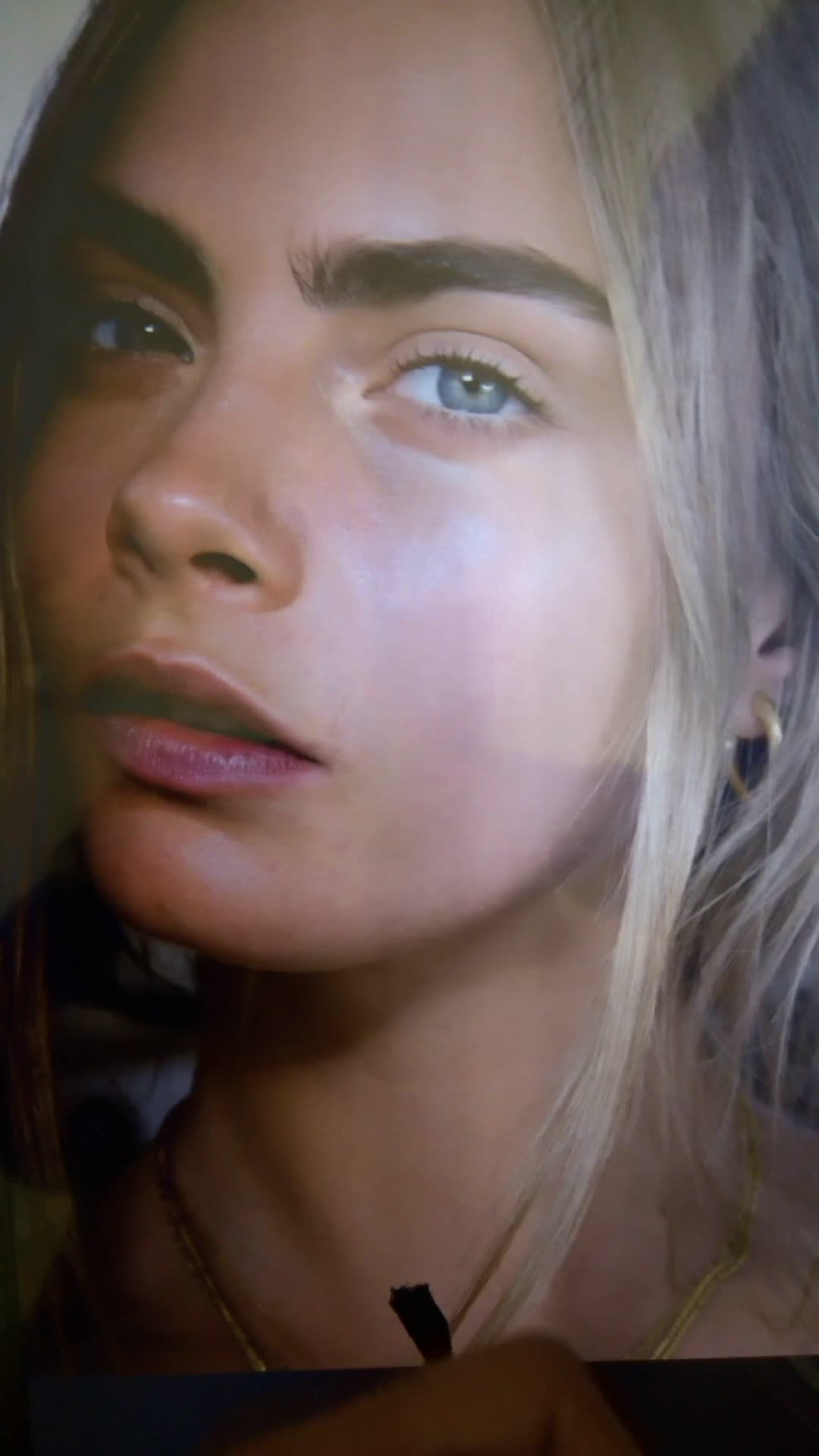 Cara Delevingne Facial CumShot - Cum Tribute