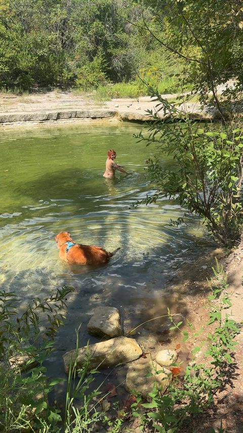 Oops, I got caught skinny dipping