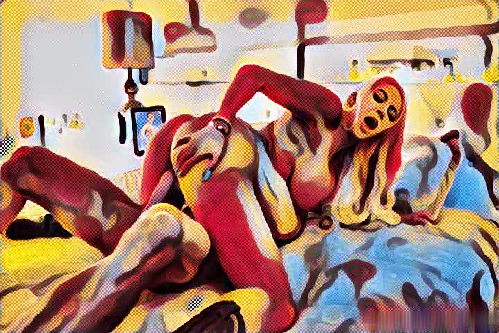 Nicolette Shea - RedCowGirl #NeuralStyled w/Sound
