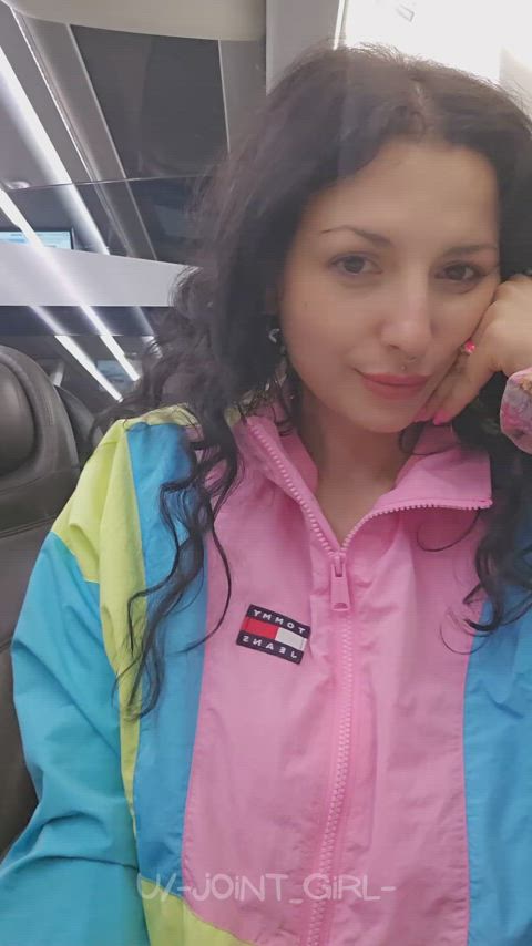 Flashing in the train