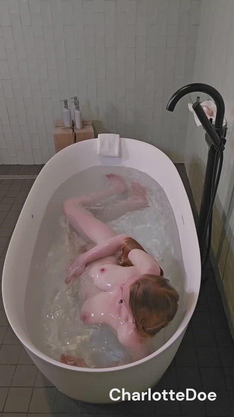 Amateur Bath Bathroom Bathtub Canadian Homemade Irish Naked Nude Redhead Porn GIF by camsoda
