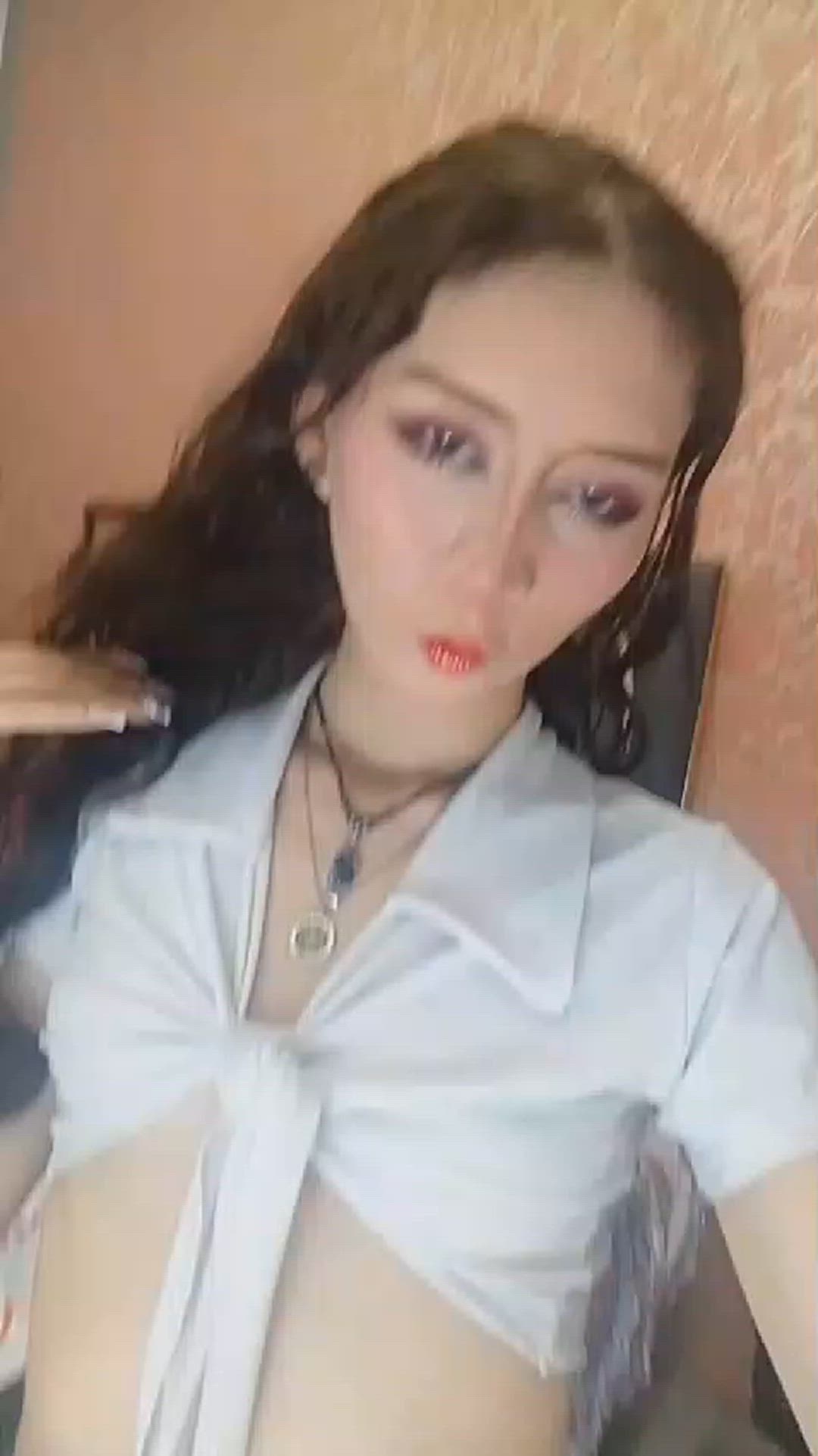 Cowgirl, Fucking Machine, Hairy Pussy, Latina, Masturbating, Natural
