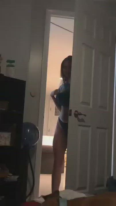 Babe Blonde Boobs Flashing Small Nipples Small Tits Titty Drop Porn GIF by populardick