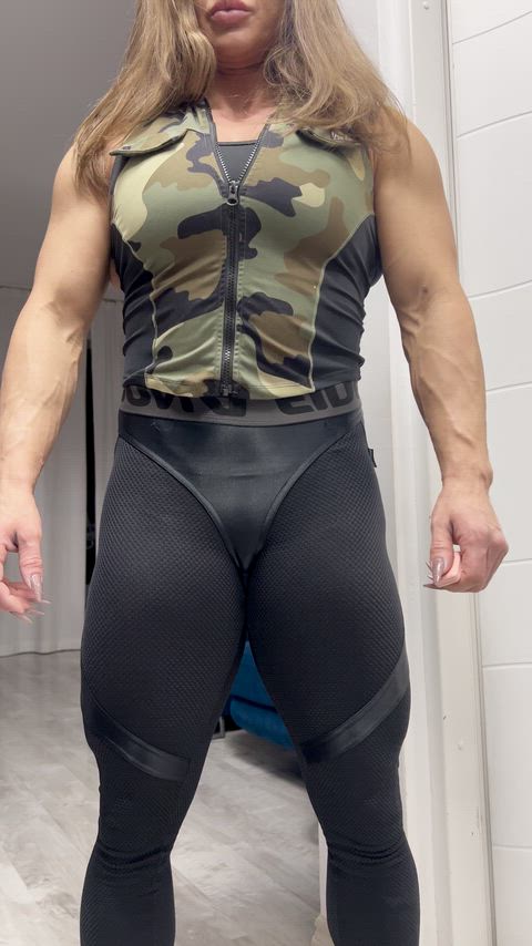 just a little flexing my huge muscles every inch of my body