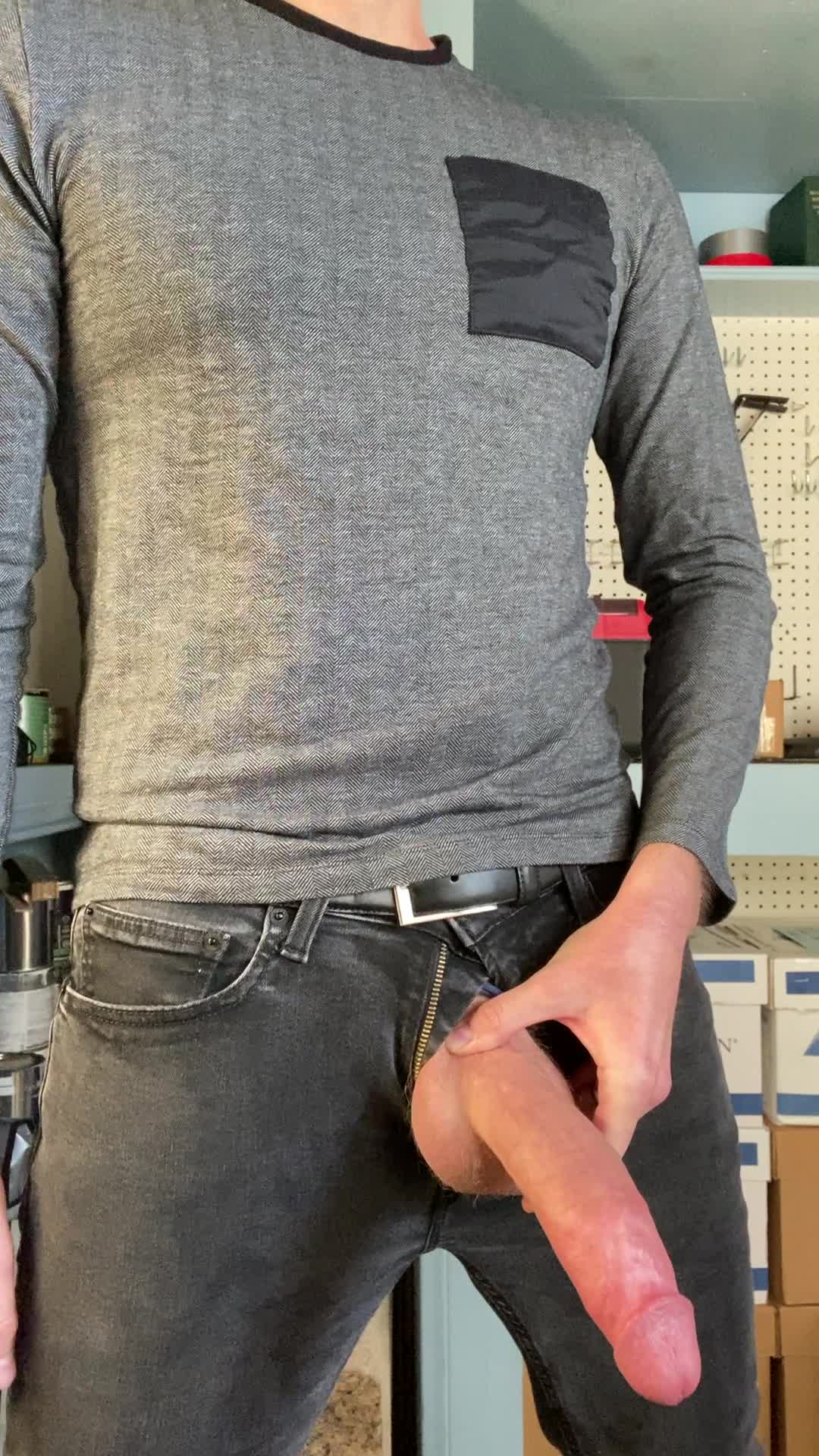 Stroking and dirty talking