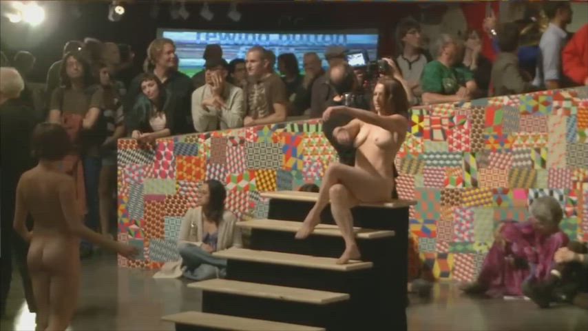 CFNF CMNF Nude Art Public Porn GIF by swap89