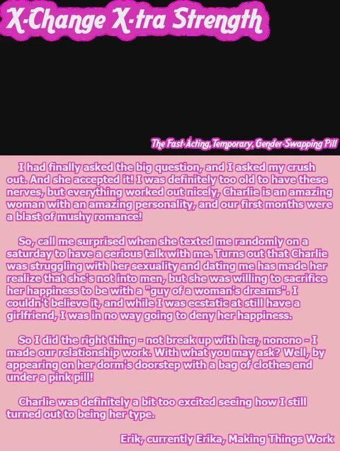 Erik, currently Erika, Making Things Work