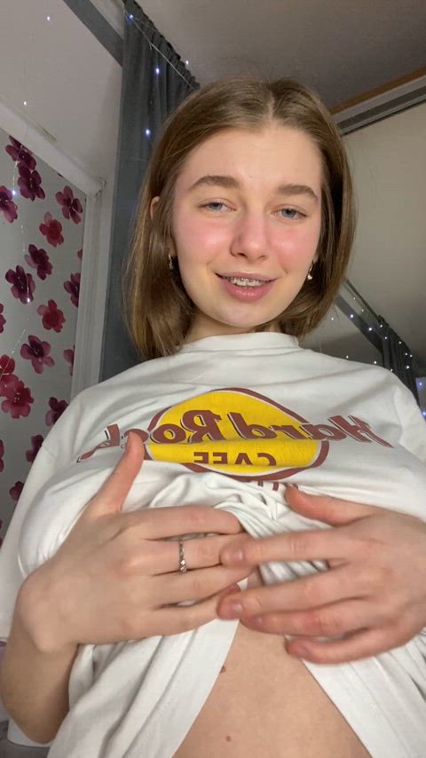 Blonde Cock Latina Natural Tits Porn GIF by alice_only