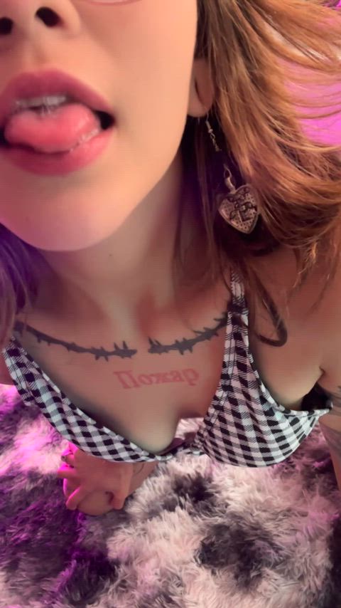 shoot it on my tongue